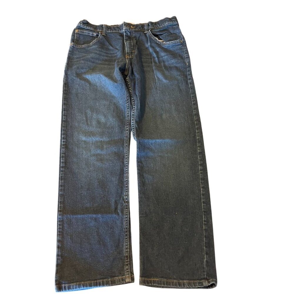 Wrangler Mens Classic Straight Fit Jeans Size 16 Husky‎